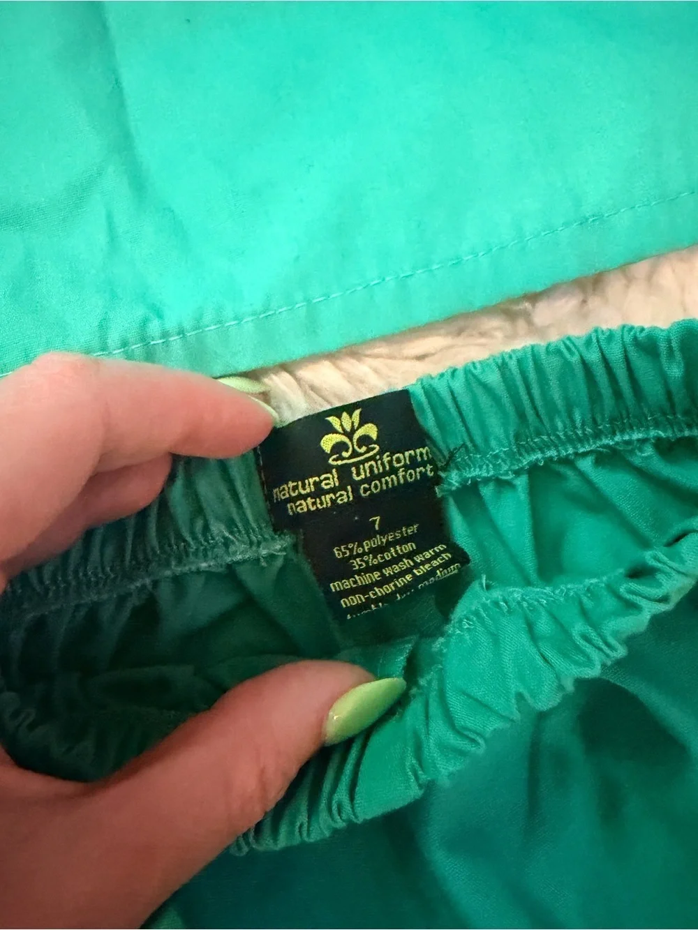 Teal Medical Scrub Top and Pants Set